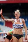 Lynsey Sharp (Edinburgh) on her way to victory in the 800 metres, 2014 Sainsbury's British Championships. Photo: David T. Hewitson/Sports for All Pics
